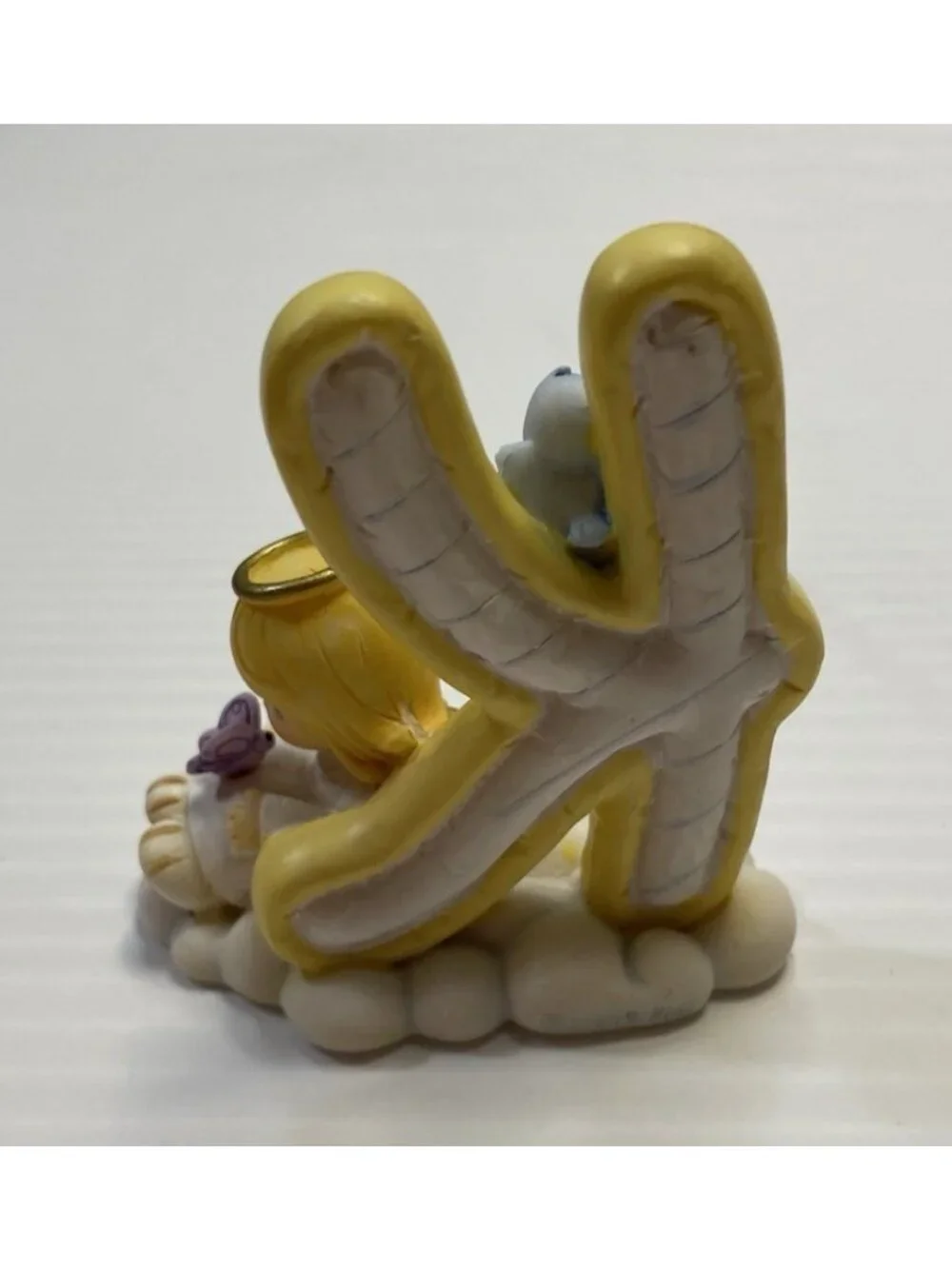 Precious Moments Letter K for Kind Angel Bird & Butterfly Figurine 2002 - NEW